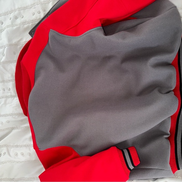 Ice Cream College Varsity Jacket - Red - Picture 2 of 5